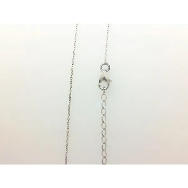 14K White Gold Cable Chain (Adjustable) 20