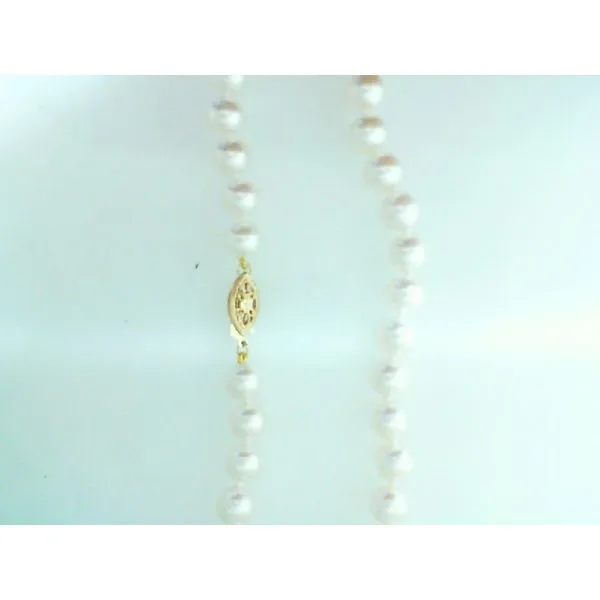 14K Yellow Gold 6.5-7mm Akoya Pearl 18