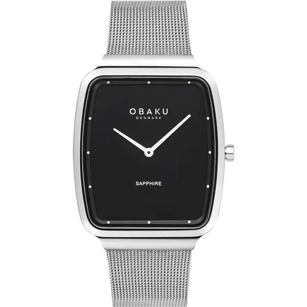 Obaku Tern - Onyx Steel 34x43 mm Sapphire Crystal Black Dial Morris Jewelry Bowling Green, KY