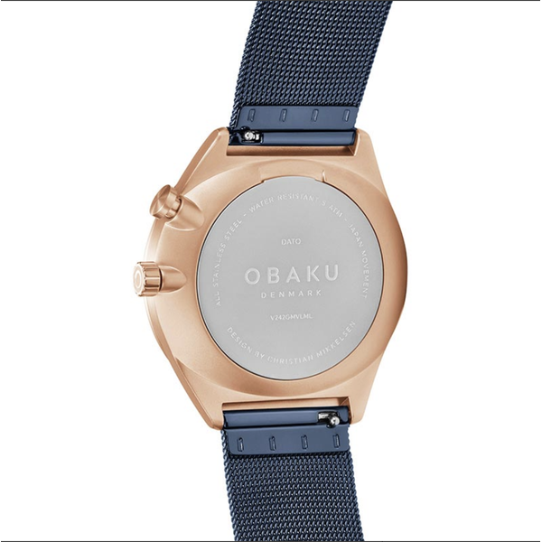 Obaku - DATO OCEAN Stainless Steel Dato - Ocean Gents Multi-function Watch Image 4 Morris Jewelry Bowling Green, KY