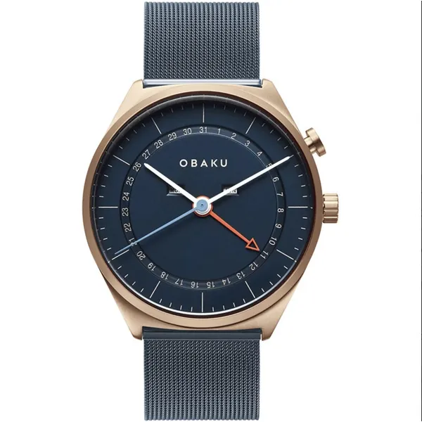 Obaku DATO - OCEAN Stainless Steel Dato - Ocean Gents Multi-function Watch Morris Jewelry Bowling Green, KY