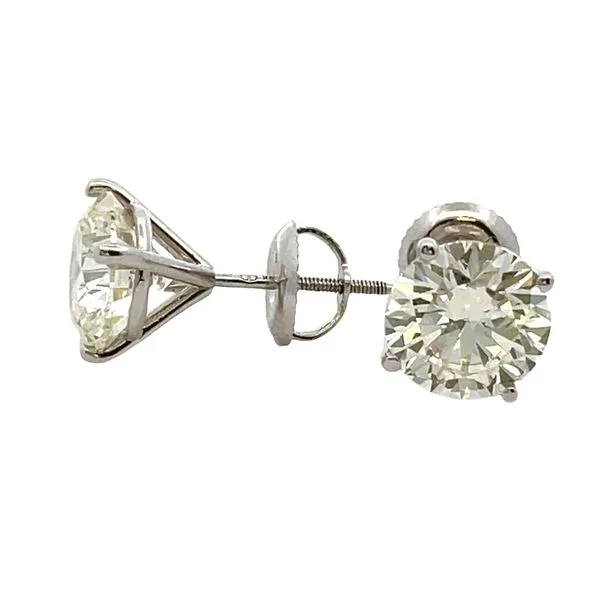 Diamond Stud Earrings Image 2 Morrison Smith Jewelers Charlotte, NC