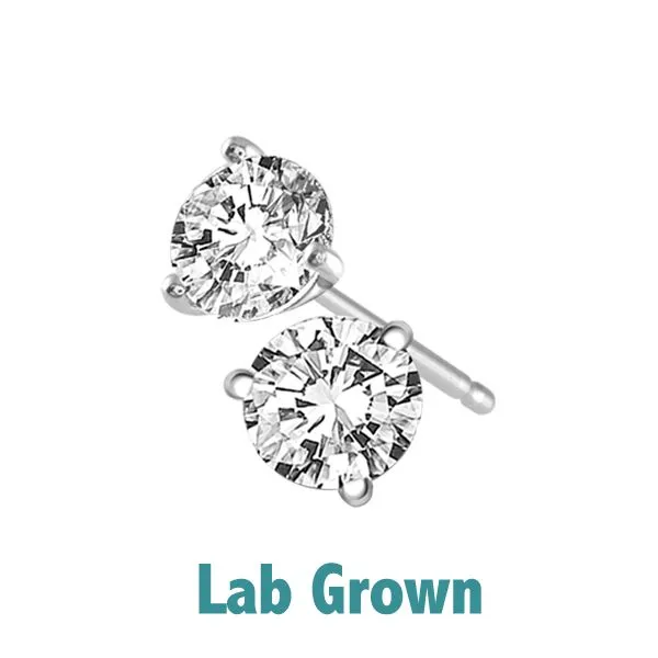 LAB GROWN Stud Earrings Morrison Smith Jewelers Charlotte, NC