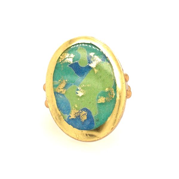 Sterling/Gold Ring Image 2 Morrison Smith Jewelers Charlotte, NC