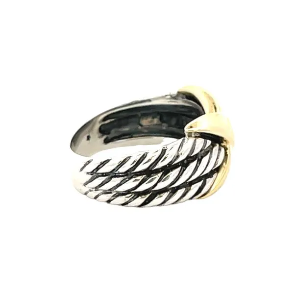 Sterling/Gold Ring Image 2 Morrison Smith Jewelers Charlotte, NC