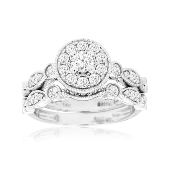 14Kt White Gold Round Diamond Halo Set Moseley Diamond Showcase Inc Columbia, SC