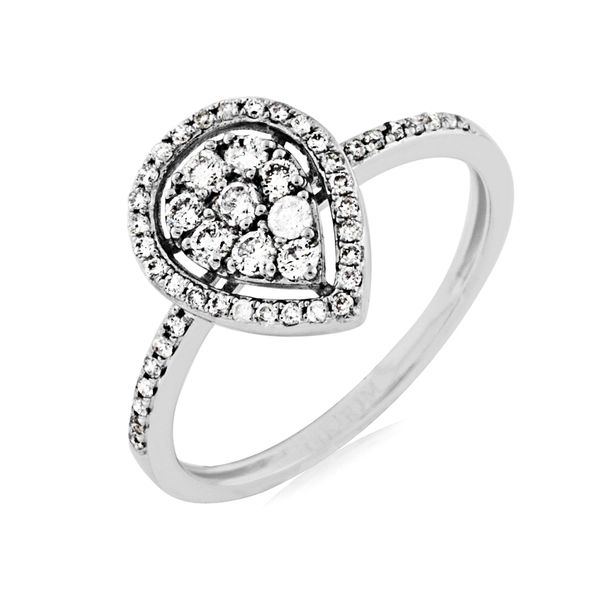 14Kt White Gold Halo Engagement Ring Moseley Diamond Showcase Inc Columbia, SC