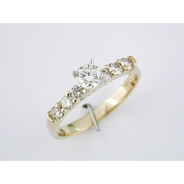 14Kt Yellow Gold Round Diamond Engagement Ring Moseley Diamond Showcase Inc Columbia, SC