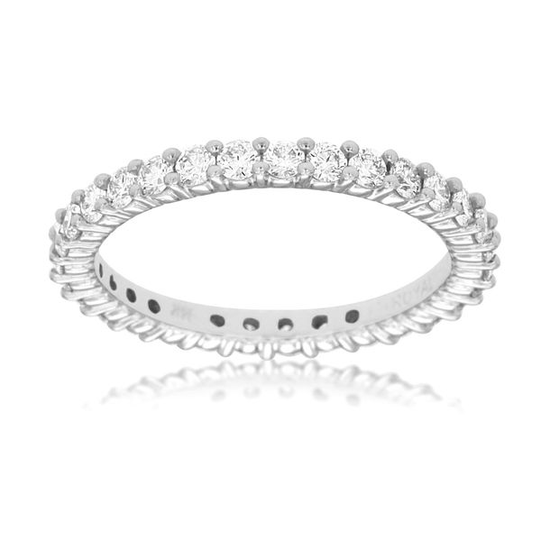 14K White Gold 1.15ctw Diamond Eternity Band Moseley Diamond Showcase Inc Columbia, SC