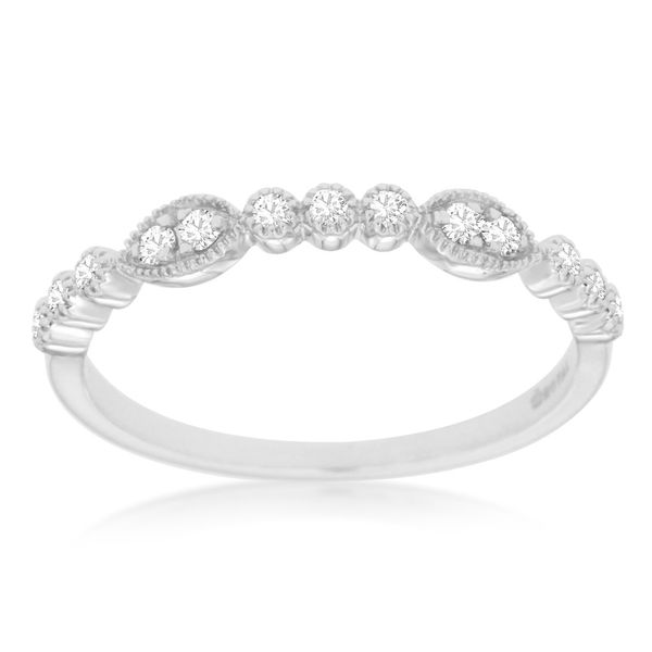 14K White Gold Diamond Stackable Band Moseley Diamond Showcase Inc Columbia, SC