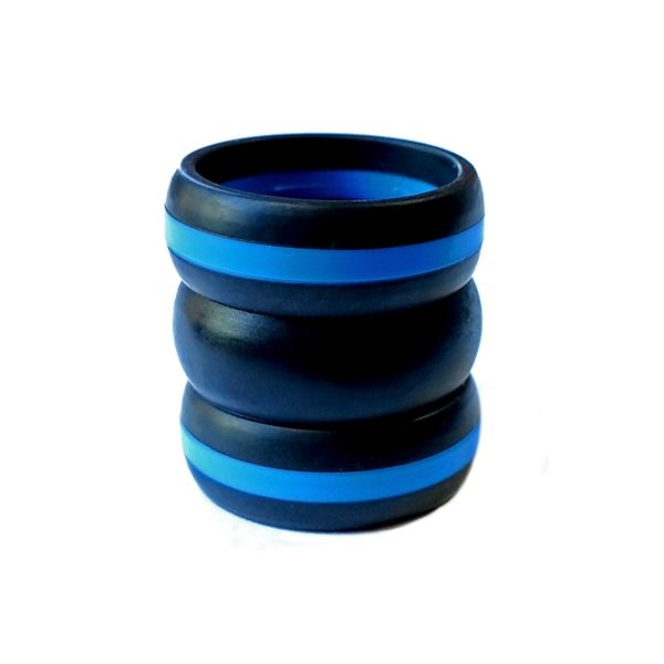 Men's Blue Line Silicone Combo Moseley Diamond Showcase Inc Lexington, SC