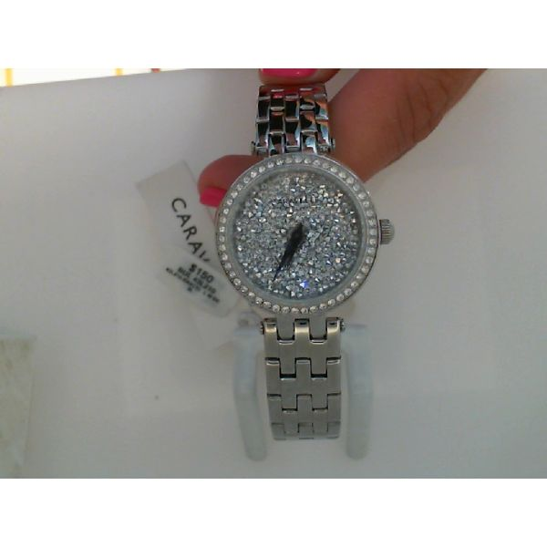 Caravelle New York Women's Dress Watch with Crystals, 43L210 Bulova Moseley Diamond Showcase Inc Columbia, SC