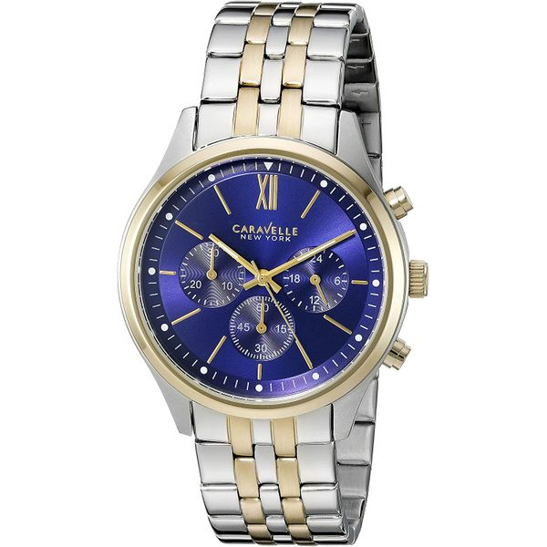 Caravelle New York Men's Quartz Stainless Steel Dress Watch, 45A131 Bulova Moseley Diamond Showcase Inc Columbia, SC