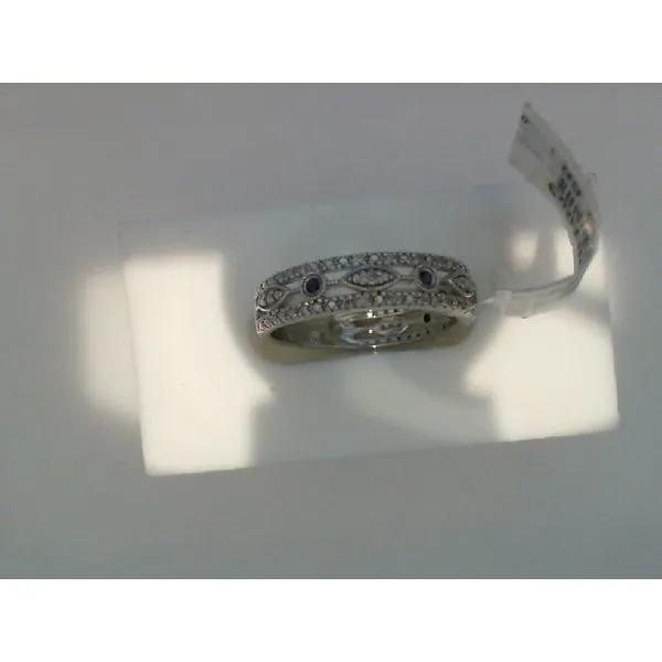 925 Sterling Silver Sapphire & Diamond Band Moseley Diamond Showcase Inc Lexington, SC