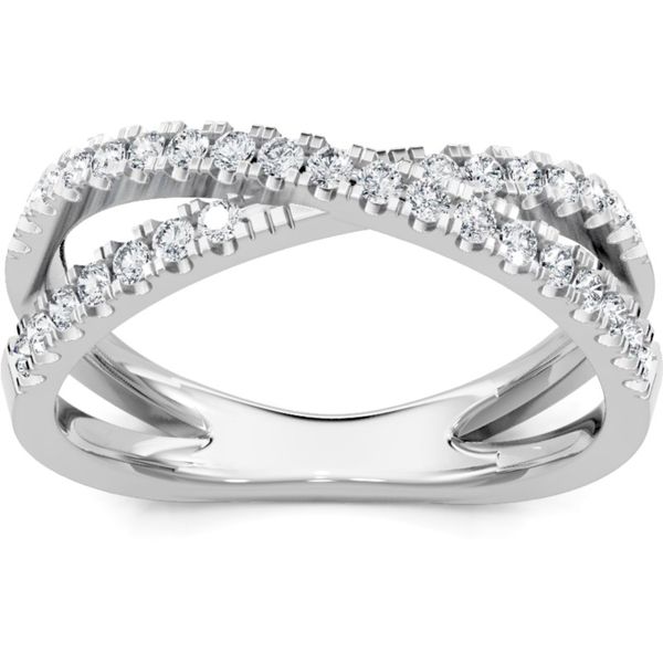Criss cross diamond band 