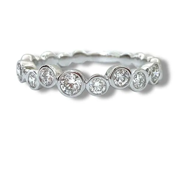 14K White Gold Diamond Bubble Band Javeri Jewelers Inc Frisco, TX