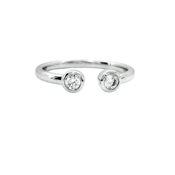 Bypass bezel Diamond ring.