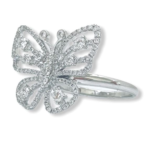 Diamond butterfly ring Javeri Jewelers 