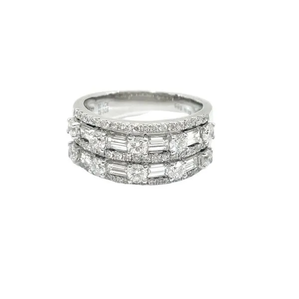 Diamond baguette band.