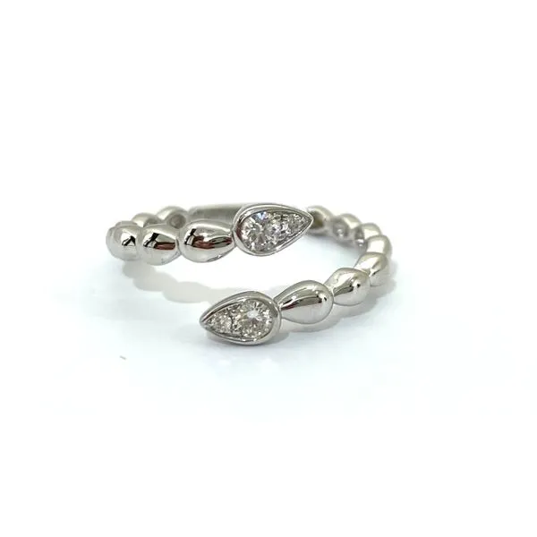 Diamond open bypass ring