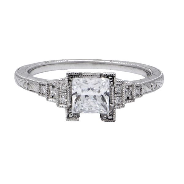 Beautiful Vintage Style Diamond Engagement Ring Javeri Jewelers Inc Frisco, TX