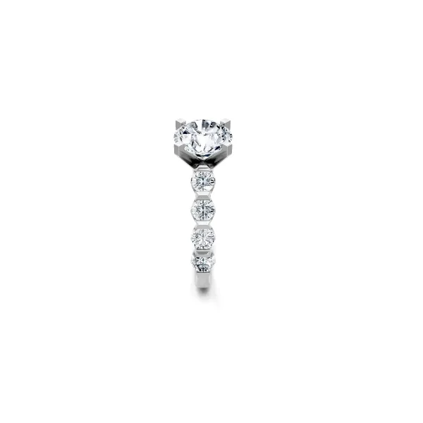 Round Brilliant Diamond Engagement Ring Image 2 Javeri Jewelers Inc Frisco, TX