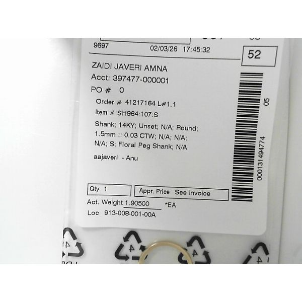 Engagement Ring Javeri Jewelers Inc Frisco, TX