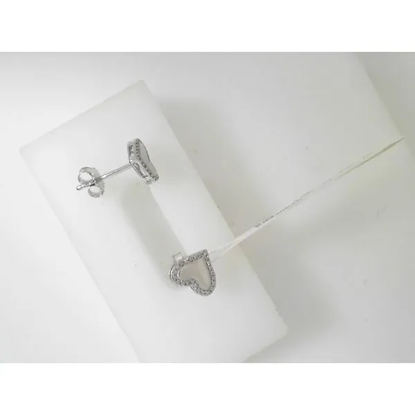14K White Gold Diamond Earrings Javeri Jewelers Inc Frisco, TX