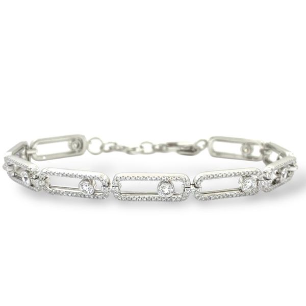 Floating Diamond Link Bracelet Javeri Jewelers Inc Frisco, TX