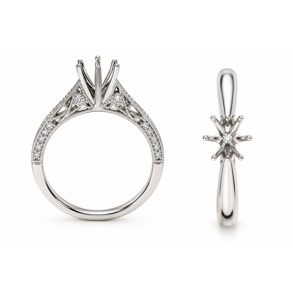 Complete Engagement Ring Nelson Jewelry, Ltd. Spencer, IA