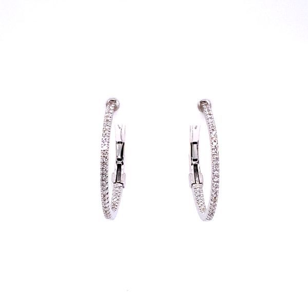 Diamond Hoops Nelson Jewelry, Ltd. Spencer, IA