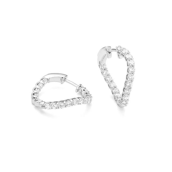 Diamond Hoops Nelson Jewelry, Ltd. Spencer, IA