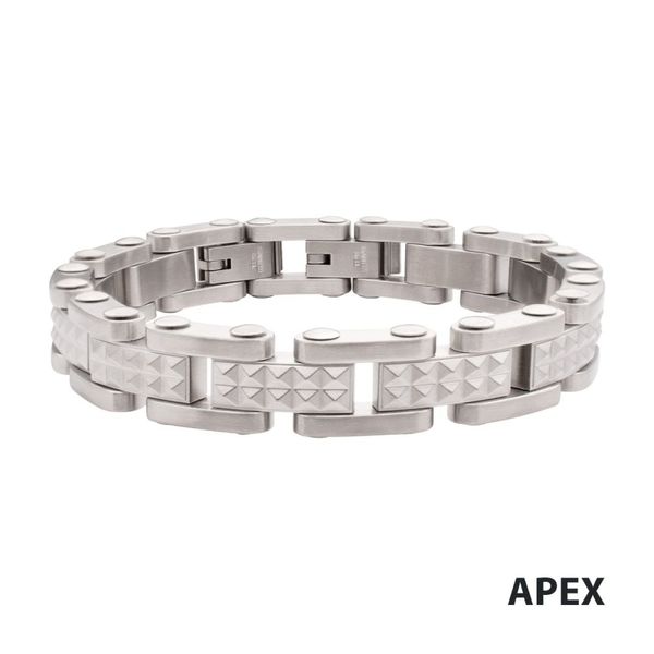 Men's Stainless Steel Bracelet Nelson Jewelry, Ltd. Spencer, IA