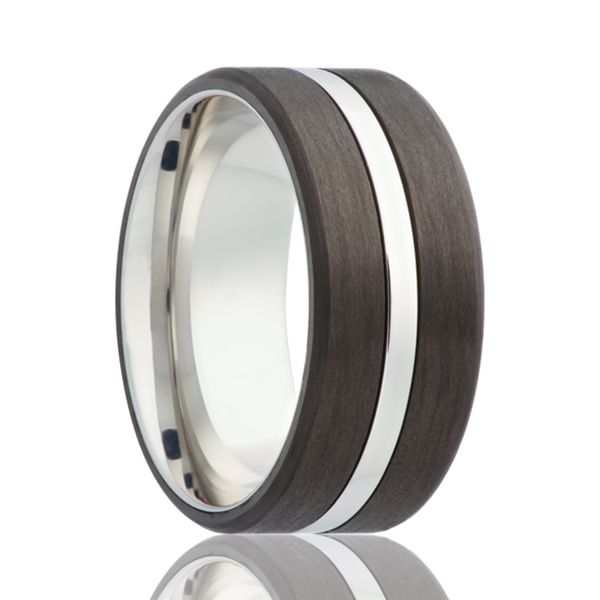 Men's Alternative Metal Wedding Band Nelson Jewelry, Ltd. Spencer, IA