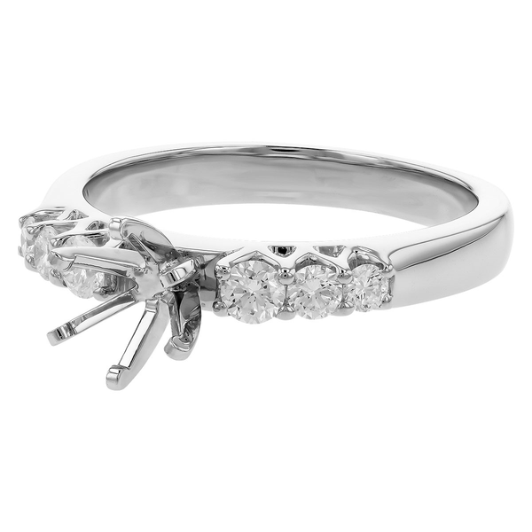 Diamond Semi-Mount Ring Image 3 Oak Valley Jewelers Oakdale, CA