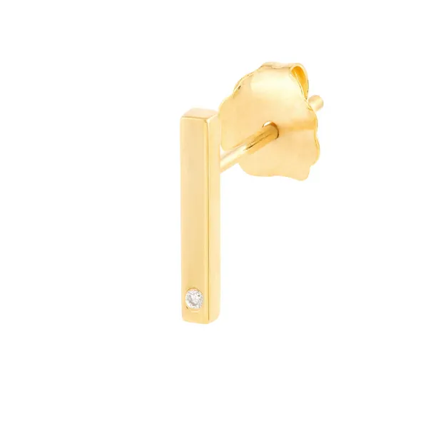14K Yellow Gold Diamond Earrings Image 2 Oak Valley Jewelers Oakdale, CA