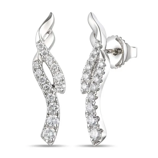 Platinum Diamond Earrings Oak Valley Jewelers Oakdale, CA