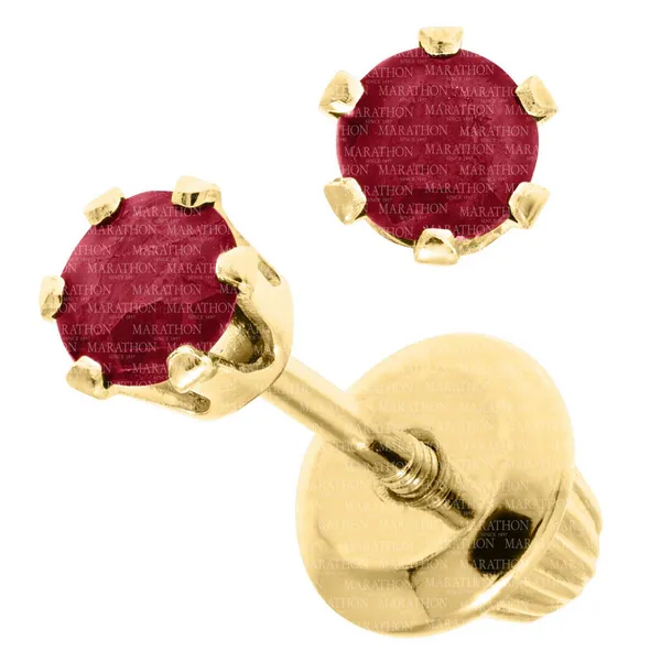 Colored Stone Earrings