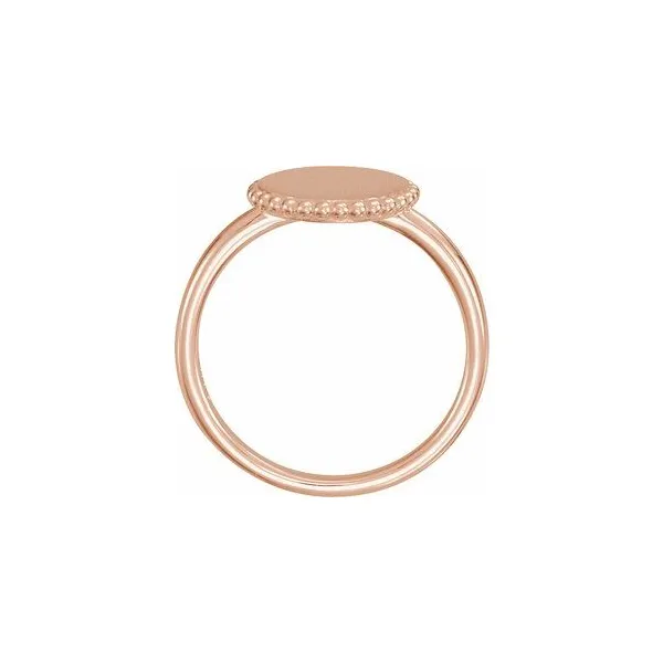 Precious Metal Fashion Ring