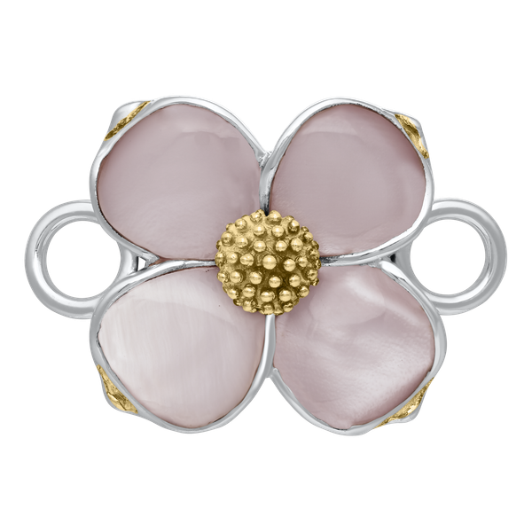 Sterling Silver Pink MOP Dogwood Bracelet Oak Valley Jewelers Oakdale, CA