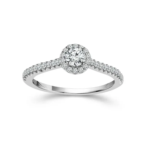 Halo Inspired Engagement Ring Occasions Fine Jewelry Midland, TX