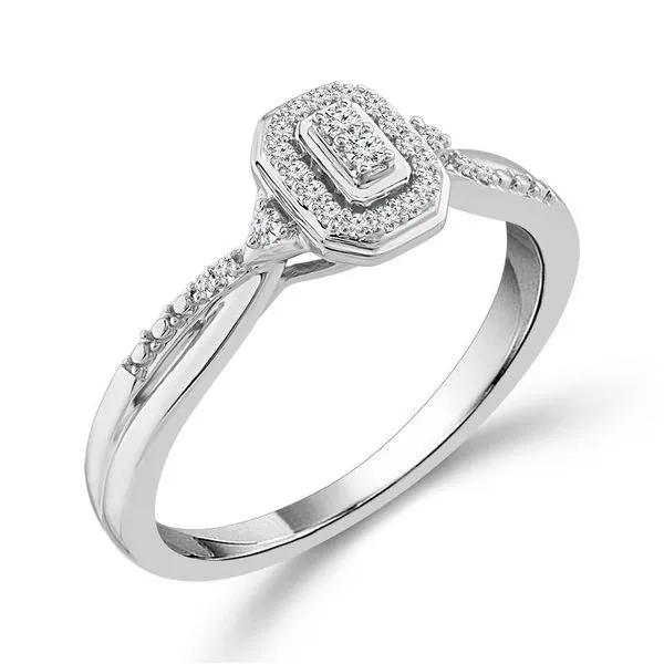 Cluster Entwined Engagement Ring Occasions Fine Jewelry Midland, TX