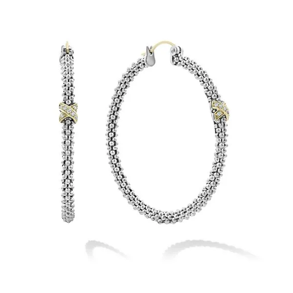 Hoop Diamond Earrings Occasions Fine Jewelry Midland, TX