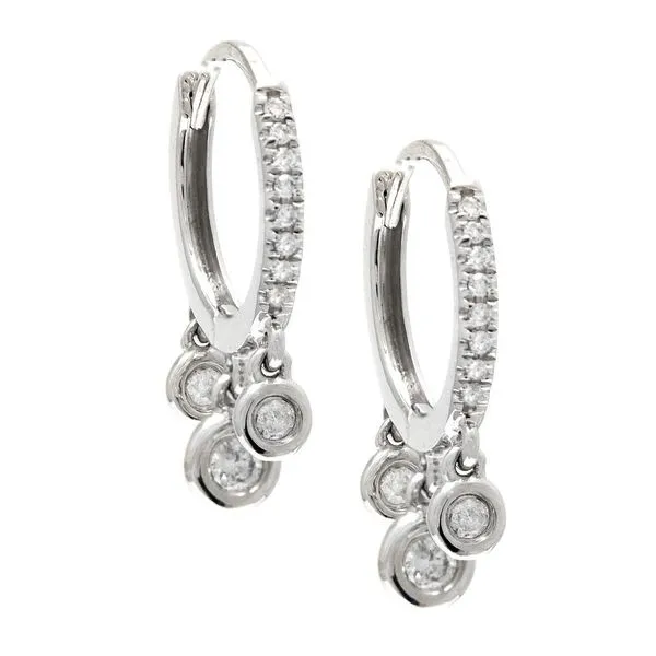 Huggie Diamond Earrings Occasions Fine Jewelry Midland, TX