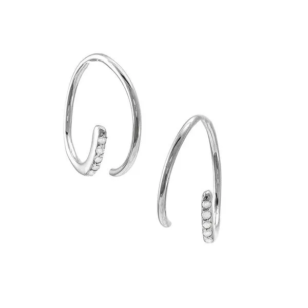 Huggie Diamond Earrings Occasions Fine Jewelry Midland, TX
