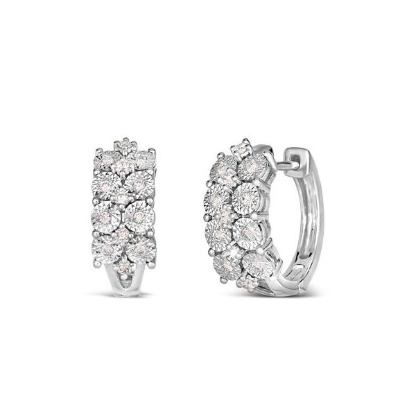 Huggie Diamond Earrings Occasions Fine Jewelry Midland, TX