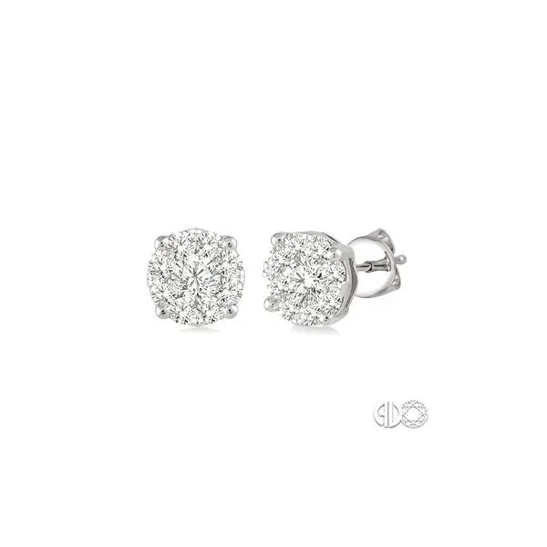 Stud Diamond Earrings Occasions Fine Jewelry Midland, TX