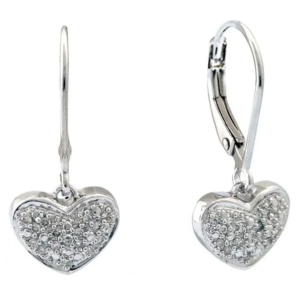 Heart Diamond Earrings Occasions Fine Jewelry Midland, TX