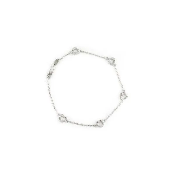 Heart Diamond Bracelet Occasions Fine Jewelry Midland, TX