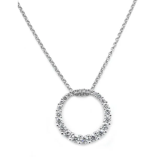 Circle Diamond Necklace Occasions Fine Jewelry Midland, TX